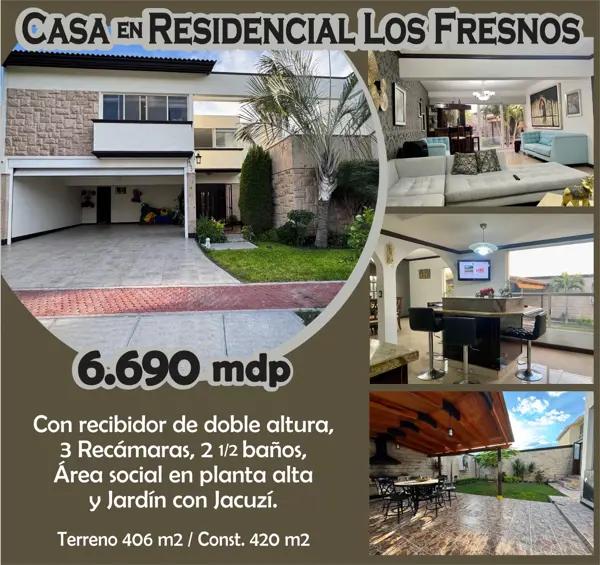 Casa en venta en Residencial el Fresno, Torreón, Coahuila de Zaragoza