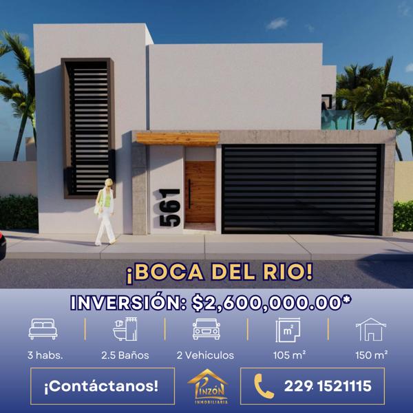 Casa en venta en Lomas Del Mar, Boca del Río, Veracruz de Ignacio de la Llave