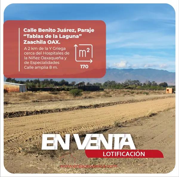 Terreno en venta en Vicente Guerrero, Villa de Zaachila, Oaxaca