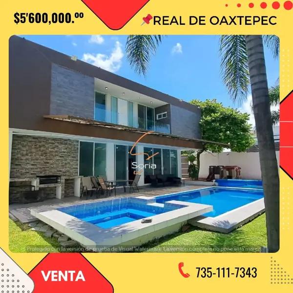 Casa en venta en Real de Oaxtepec, Yautepec, Morelos