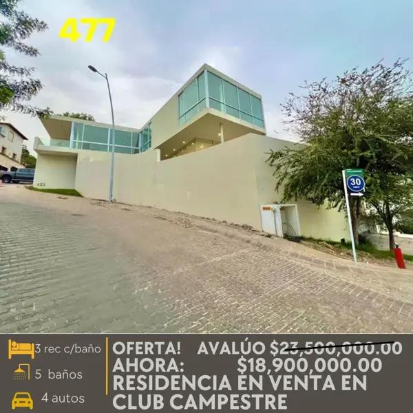 Casa en venta en Residencial Club Campestre, León, Guanajuato