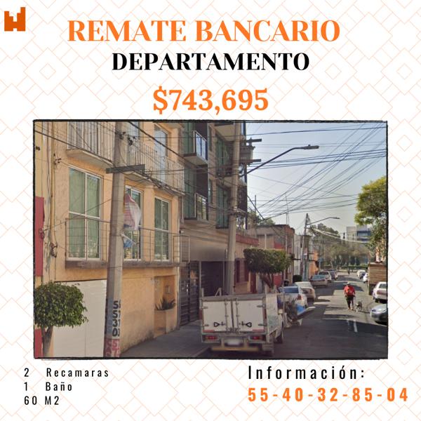 Departamento en remate en Moctezuma 1a Sección, Venustiano Carranza, Ciudad de México