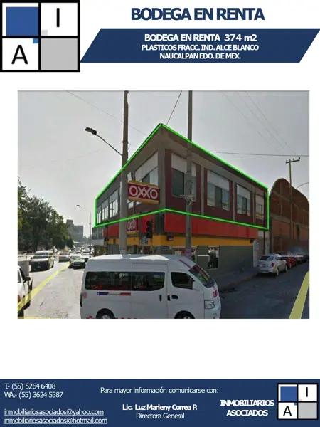 Bodega en renta en Industrial Alce Blanco, Naucalpan de Juárez, México Bodega en renta en Industrial Alce Blanco, Naucalpan de Juárez, México