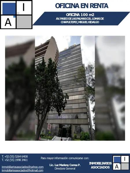 Oficina en renta en Lomas de Chapultepec I Sección, Miguel Hidalgo, Ciudad de México