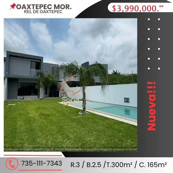 Casa en venta en Real de Oaxtepec, Yautepec, Morelos