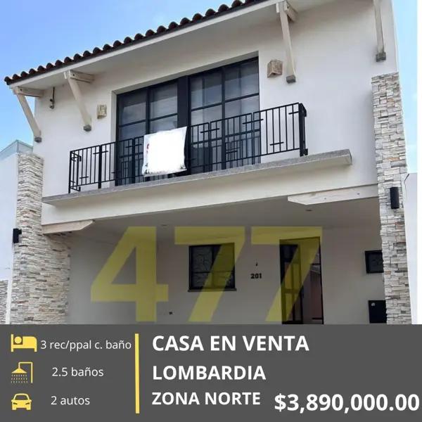 Casa en venta en Lombardía Residencial, León, Guanajuato
