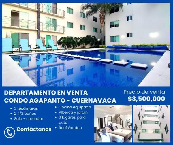 Departamento en venta en Cuernavaca Centro, Cuernavaca, Morelos