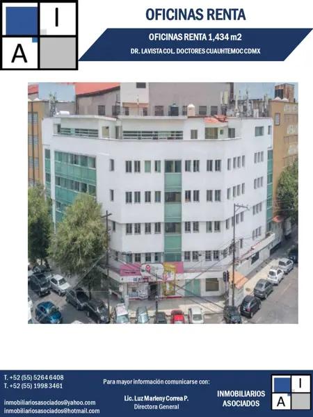 Oficina en renta en Doctores, Cuauhtémoc, Ciudad de México