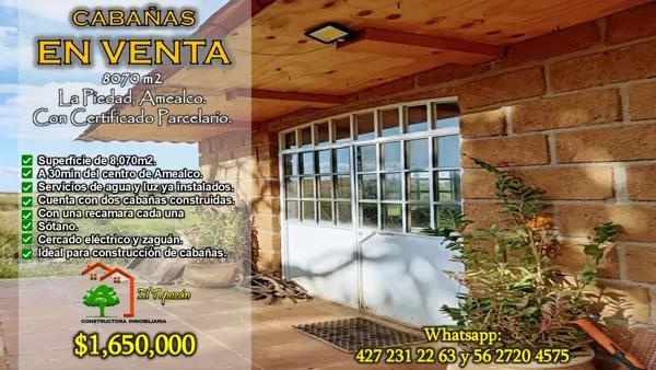 Finca-Rancho en venta en Jacal de la Piedad, Amealco de Bonfil, Querétaro