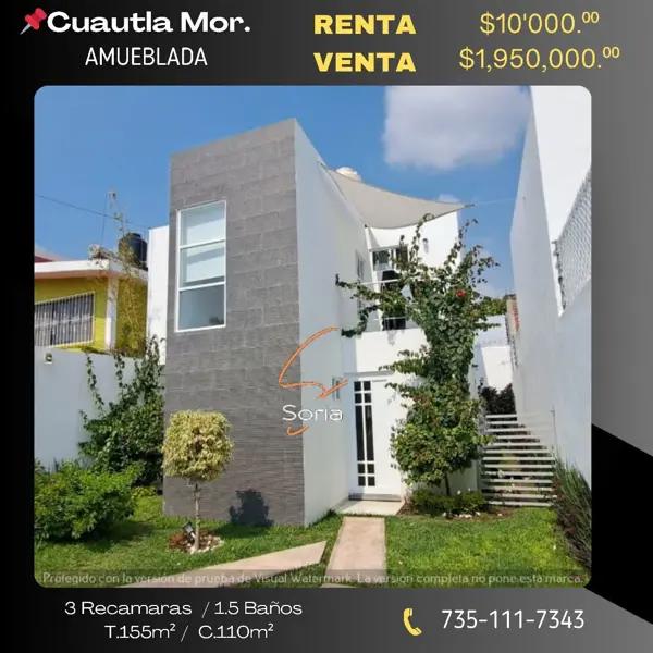 Casa en renta en Iztaccihuatl, Cuautla, Morelos