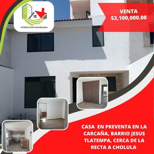 Casa en venta en Santiago Momoxpan, San Pedro Cholula, Puebla