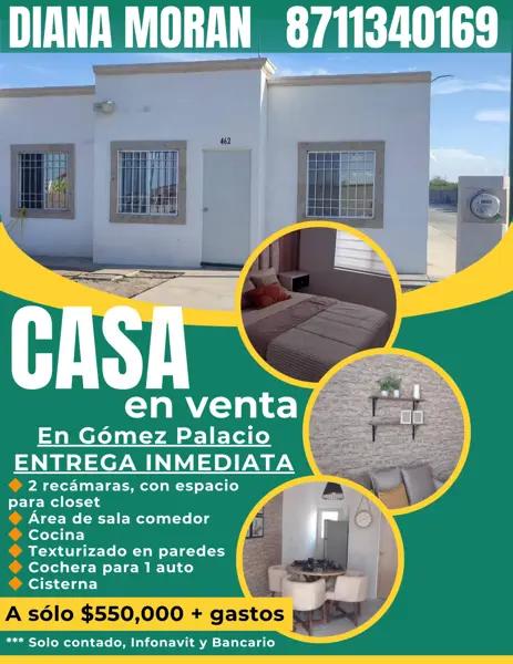 Casa en venta en San Ignacio, Gómez Palacio, Durango Casa en venta en San Ignacio, Gómez Palacio, Durango