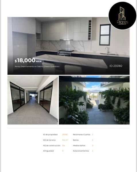 Departamento en renta en Zibatá, El Marqués, Querétaro