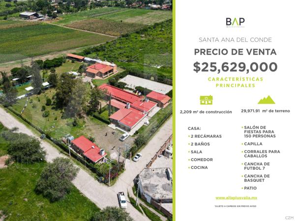 Finca-Rancho en venta en El Suspiro, Silao de la Victoria, Guanajuato