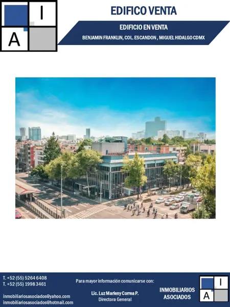 Edificio en venta en Escandón I Sección, Miguel Hidalgo, Ciudad de México