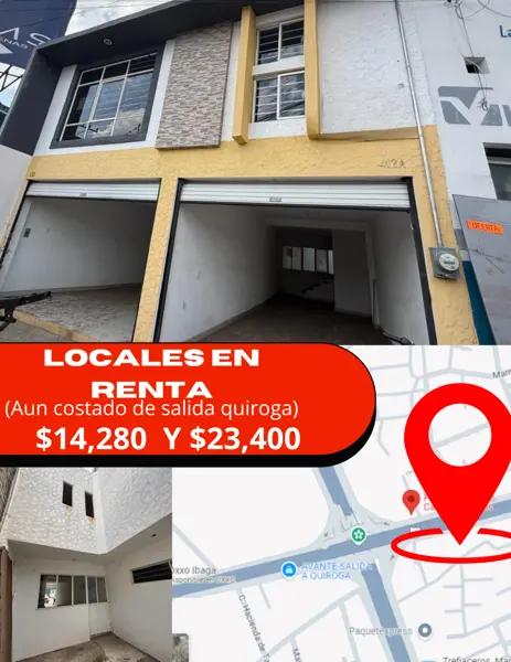 Local en renta en Sindurio, Morelia, Michoacán de Ocampo