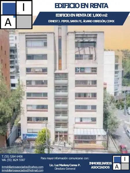 Edificio en renta en Paseo de las Lomas, Álvaro Obregón, Ciudad de México