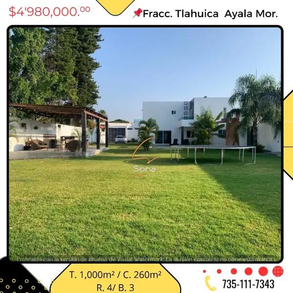 Casa en venta en Paraíso Tlahuica, Ayala, Morelos