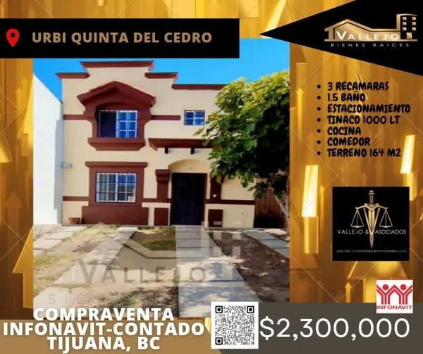 Casa en venta en Urbi Quinta del Cedro, Tijuana, Baja California