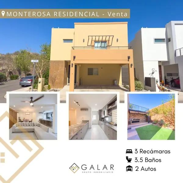 Casa en venta en Monterosa Hábitat Residencial, Hermosillo, Sonora