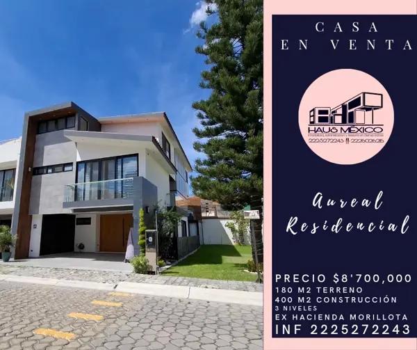 Casa en venta en Morillotla, San Andrés Cholula, Puebla