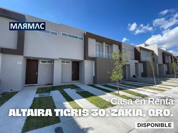 Casa en renta en Zákia, El Marqués, Querétaro