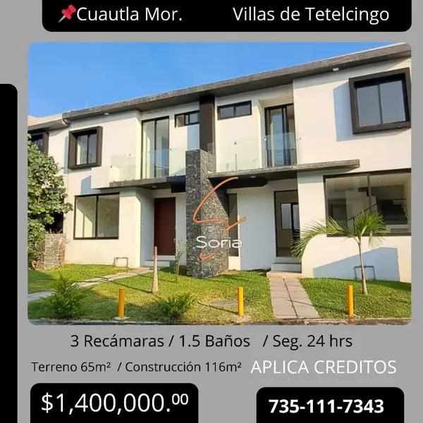Casa en venta en Tetelcingo, Cuautla, Morelos