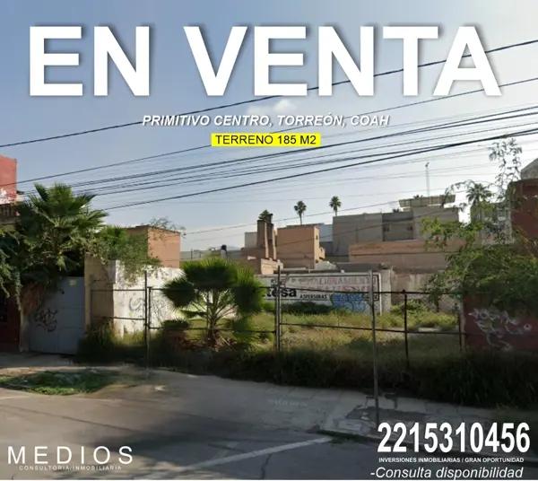 Terreno en venta en Torreon Centro, Torreón, Coahuila de Zaragoza