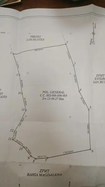 Terreno en venta en Puerto Magdalena, Comondú, Baja California Sur