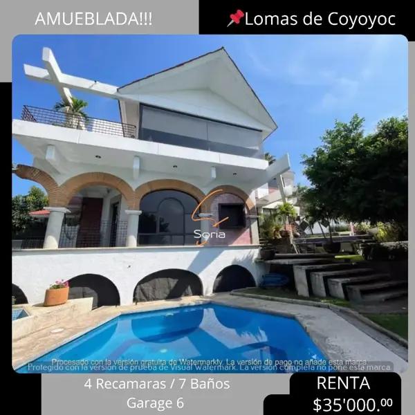 Casa en renta en Lomas de Cocoyoc, Atlatlahucan, Morelos