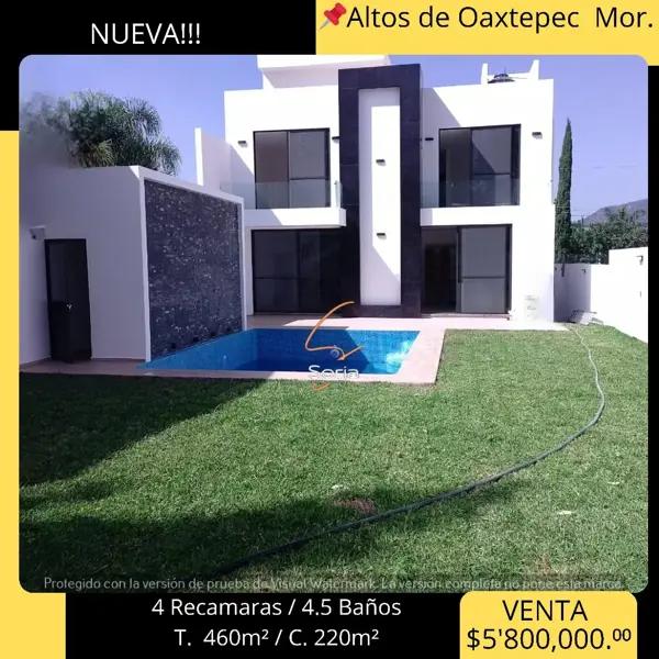 Casa en venta en Altos de Oaxtepec, Yautepec, Morelos