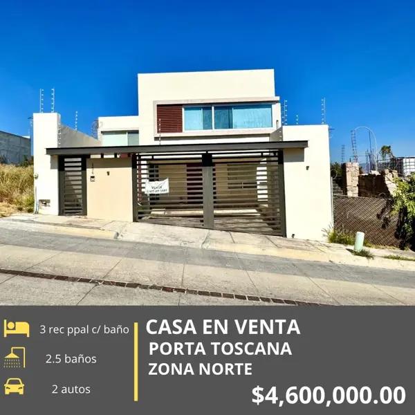 Casa en venta en Porta Toscana, León, Guanajuato