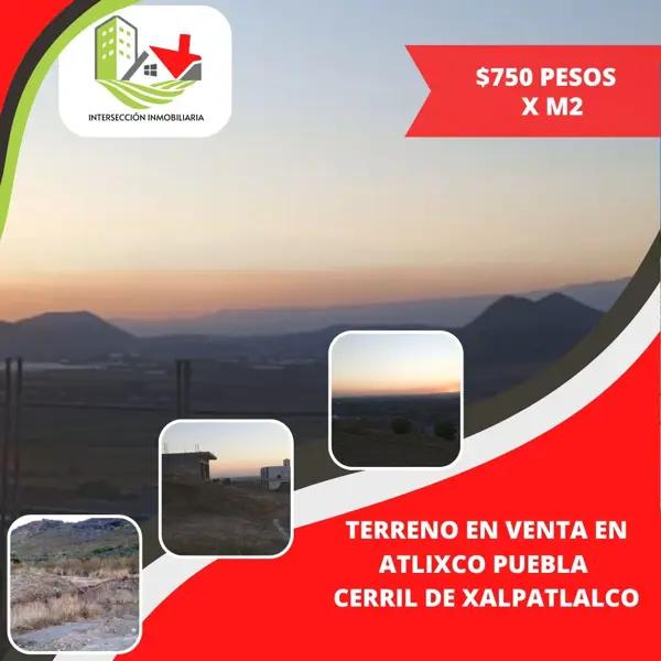 Terreno en venta en Xalpatlaco, Atlixco, Puebla