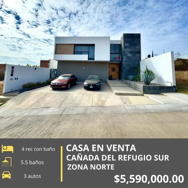 Casa en venta en Cañada del Refugio, León, Guanajuato
