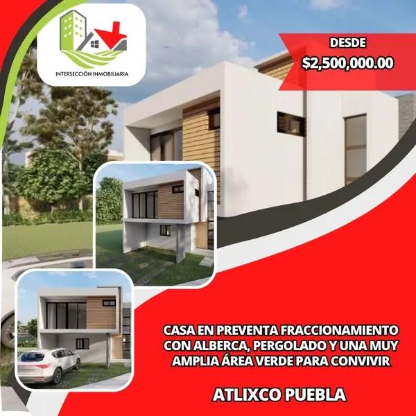 Casa en venta en Ex Hacienda San Agustín, Atlixco, Puebla