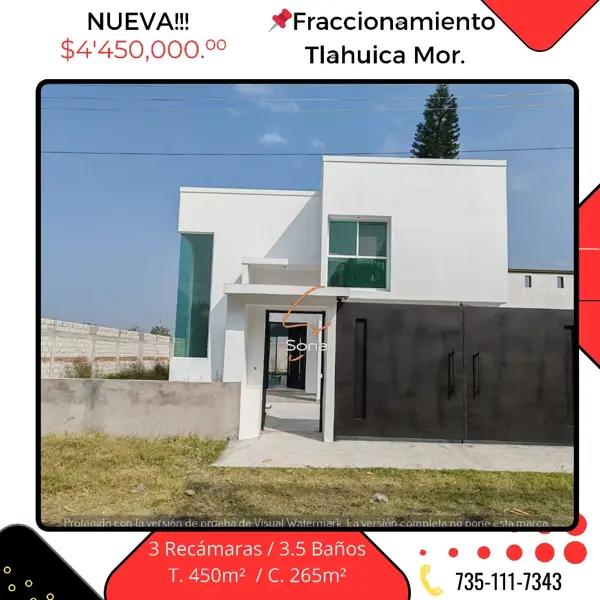 Casa en venta en Paraíso Tlahuica, Ayala, Morelos