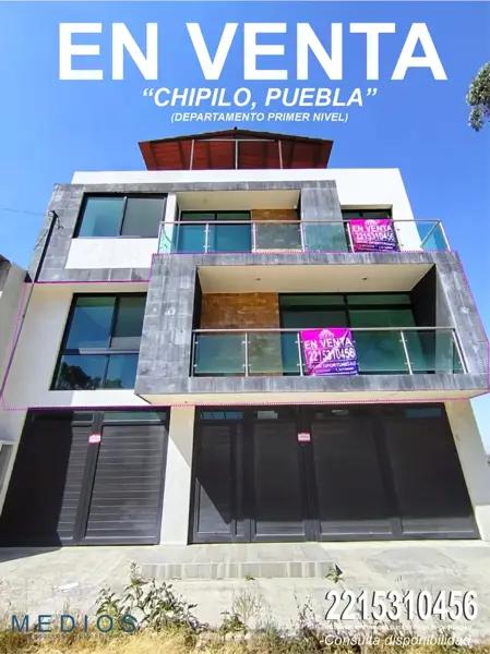 Departamento en venta en Chipilo de Francisco Javier Mina, San Gregorio Atzompa, Puebla