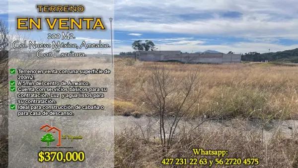 Terreno en venta en San Martin, Amealco de Bonfil, Querétaro