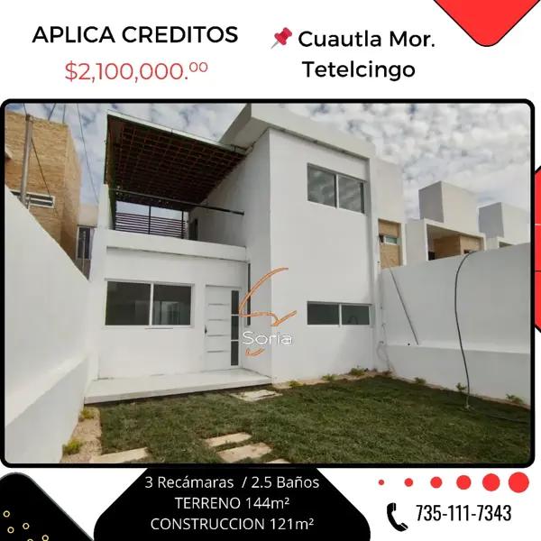 Casa en venta en Tetelcingo, Cuautla, Morelos