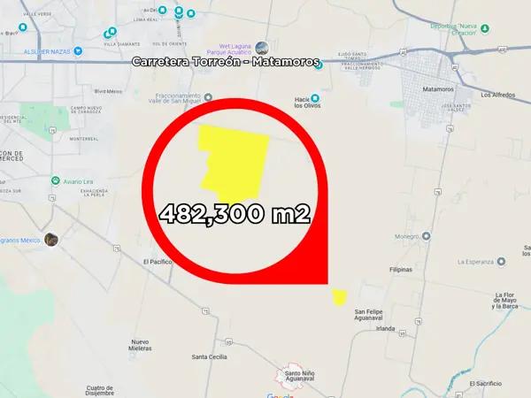 Terreno en venta en Santo Niño Aguanaval, Matamoros, Coahuila de Zaragoza
