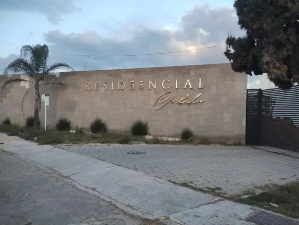 Terreno en "Residencial Cholula", VENTA