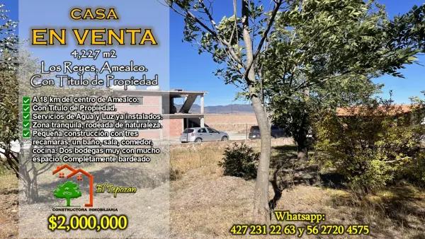 Casa en venta en Los Reyes, Amealco de Bonfil, Querétaro