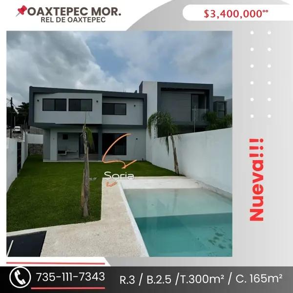 Casa en venta en Real de Oaxtepec, Yautepec, Morelos Casa en venta en Real de Oaxtepec, Yautepec, Morelos