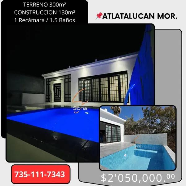 Casa en venta en Atlatlahucan, Atlatlahucan, Morelos Casa en venta en Atlatlahucan, Atlatlahucan, Morelos