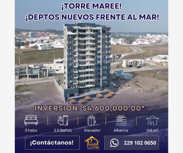 Departamento en venta en Playas del Conchal, Alvarado, Veracruz de Ignacio de la Llave