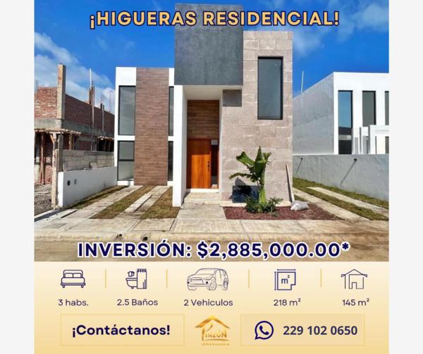 Casa en venta en Residencial las Higueras, Alvarado, Veracruz de Ignacio de la Llave