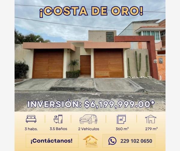 Casa en venta en Costa de Oro, Boca del Río, Veracruz de Ignacio de la Llave Casa en venta en Costa de Oro, Boca del Río, Veracruz de Ignacio de la Llave
