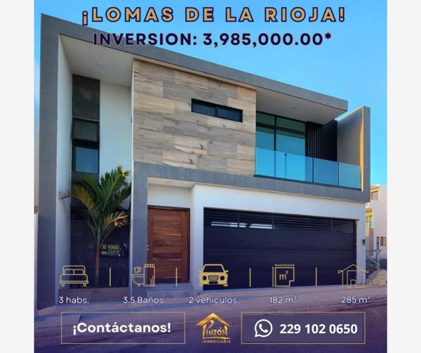 Casa en venta en Lomas de la Rioja, Alvarado, Veracruz de Ignacio de la Llave