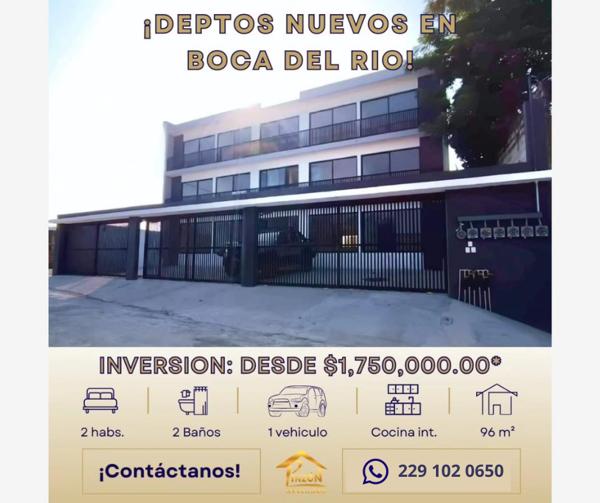 Departamento en venta en El Morro las Colonias, Boca del Río, Veracruz de Ignacio de la Llave