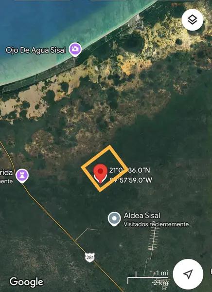 Terreno en venta en Sisal, Hunucmá, Yucatán